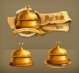 Reception Bell, vector icon