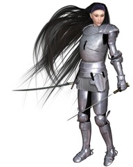 Obraz premium Female Elf Warrior