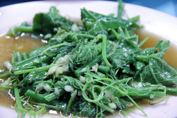 The gourd oyster sauce