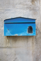 blue mailbox