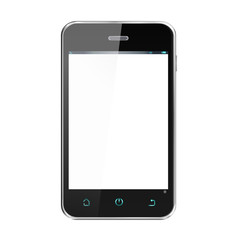 Realistic Cellphone Smartphone Device Layered Vector