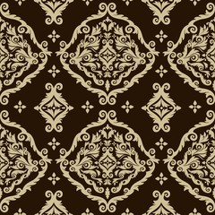 Seamless damask background