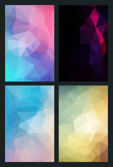 vector abstract background in modern style flat