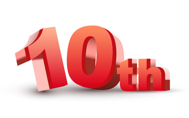 3d anniversary, 10th