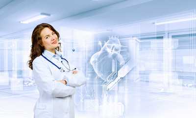 Woman cardiologist