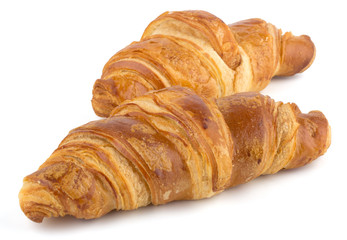 Croissant isolated on white background