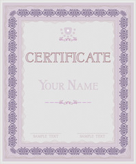 Vector certificate