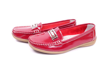 Mocassins closeup