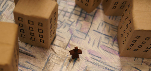 Fake city detail from the top