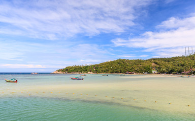 Crystal Clear Sea on Tropical Island