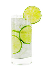 Glas mit Wasser; Beschneidungspfad