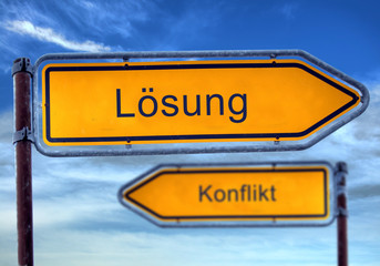 Strassenschild 1 - Lösung