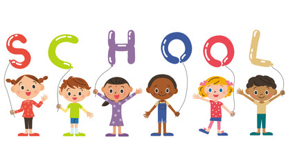 風船を持つ子供