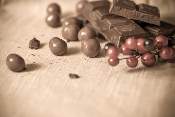 Closeup chocolate