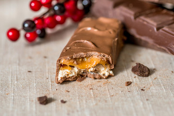 Closeup chocolate