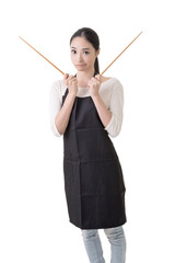 Young Asian housewife