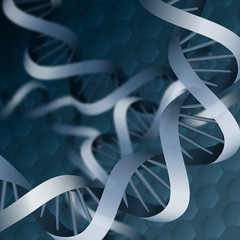Double helix dna background