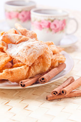 deep fried pastry with  cinnamon