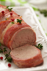 tenderloin wrapped bacon