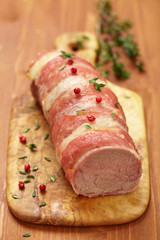 tenderloin wrapped bacon