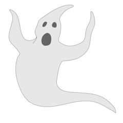 cartoon image of ghost monster