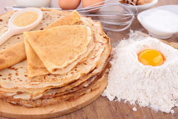 stack of crepes