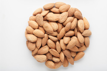 Almond nuts isolated