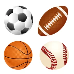 Cercles muraux Sports de balle Balles de sport