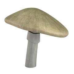 realistic 3d render of poison mushroom