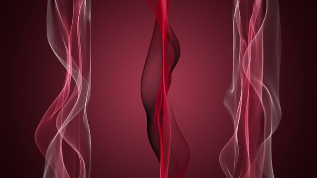 wonderful video animation - wave object in motion &ndash; loop HD