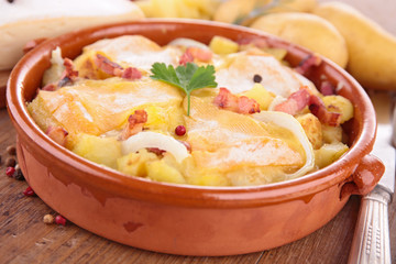 gratin, tartiflette