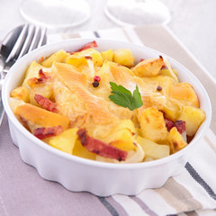 baked potato gratin, tartiflette