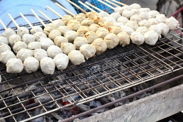 grilled meatballs