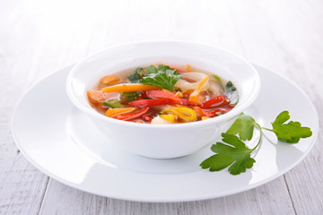 bowl of soup