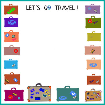 Poster: Let's go travel! (with a space for your text)