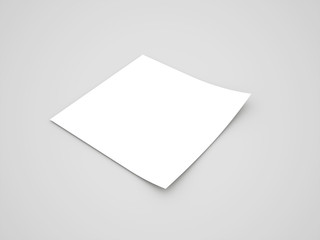 Blank note paper