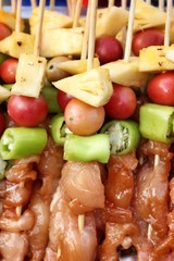 BBQ grill of meat