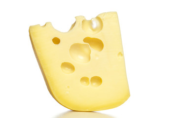 Cheese isolated on white background