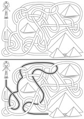 Fototapeta premium Pyramid maze
