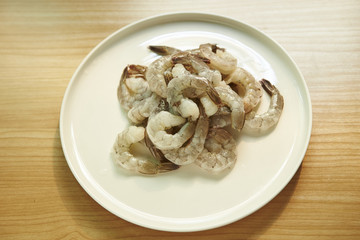 Raw shrimp