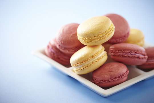 Colorful macaroons