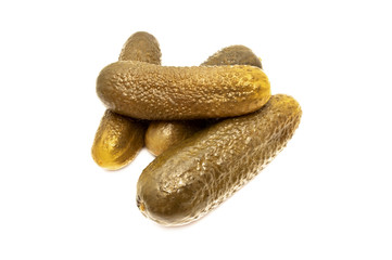 Cucumbers isolated on white background