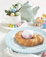 Easter pastry wreath