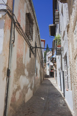 Fototapeta premium Street in the city of Granada, Spain