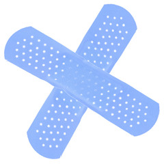 pansement bleu, sparadrap