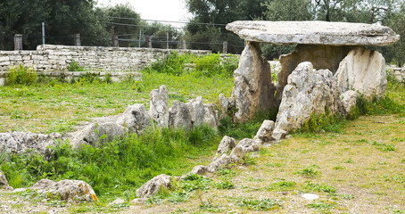 dolmen prehistoric Bisceglie - Apulia - ITALY
