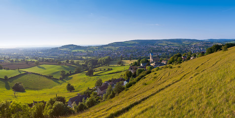 Fototapeta na wymiar Idyllic rural landscape, Cotswolds UK