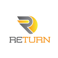 Return Letter R Logo