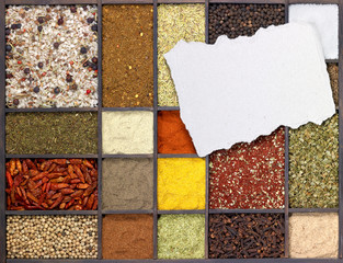 various spices
