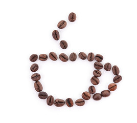 Coffee beans cup